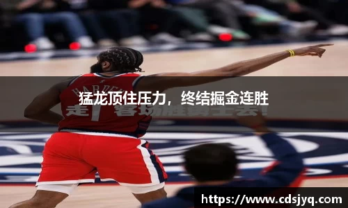 猛龙顶住压力，终结掘金连胜